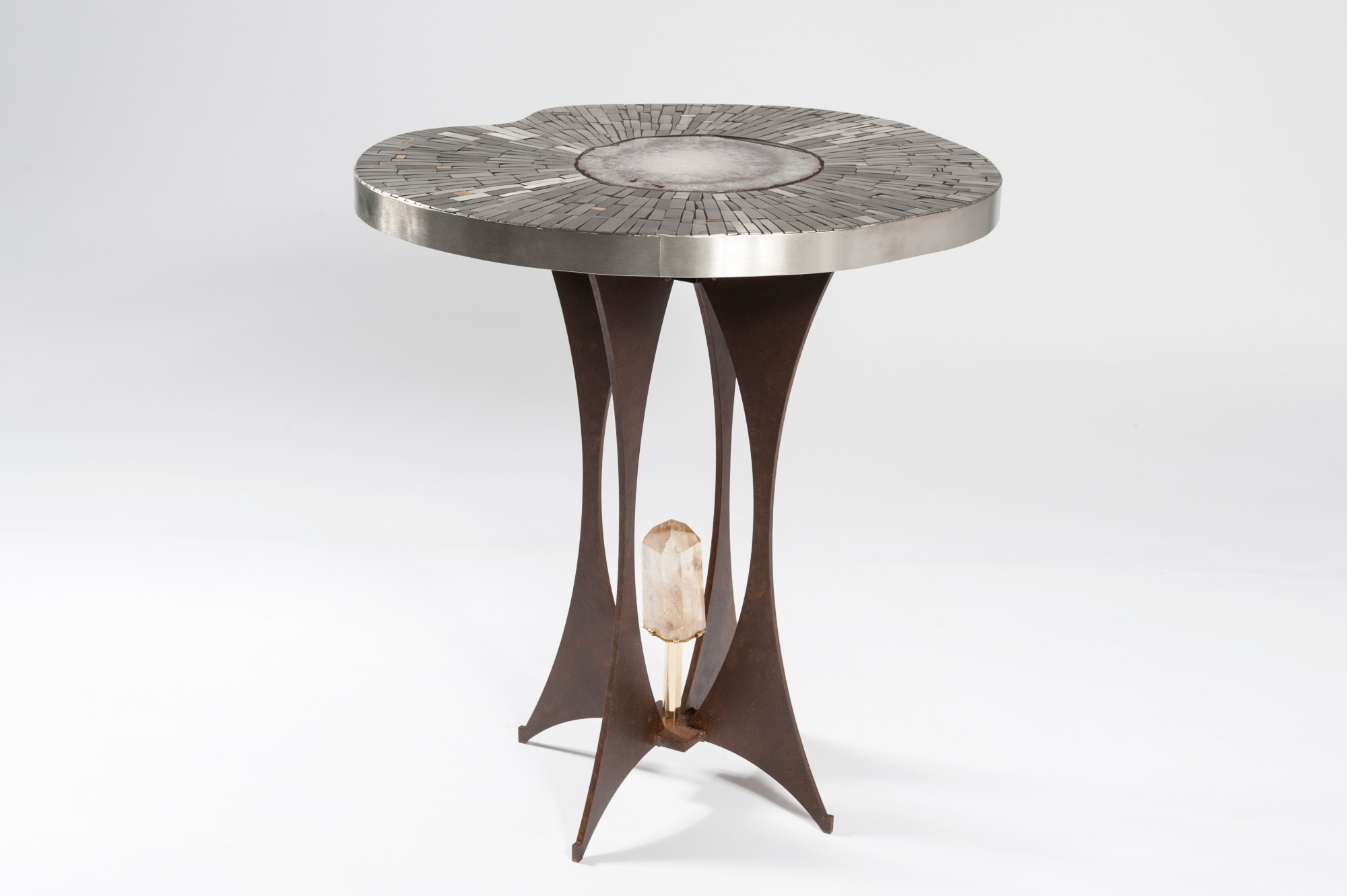 Pair of pedestal table by Stan Usel