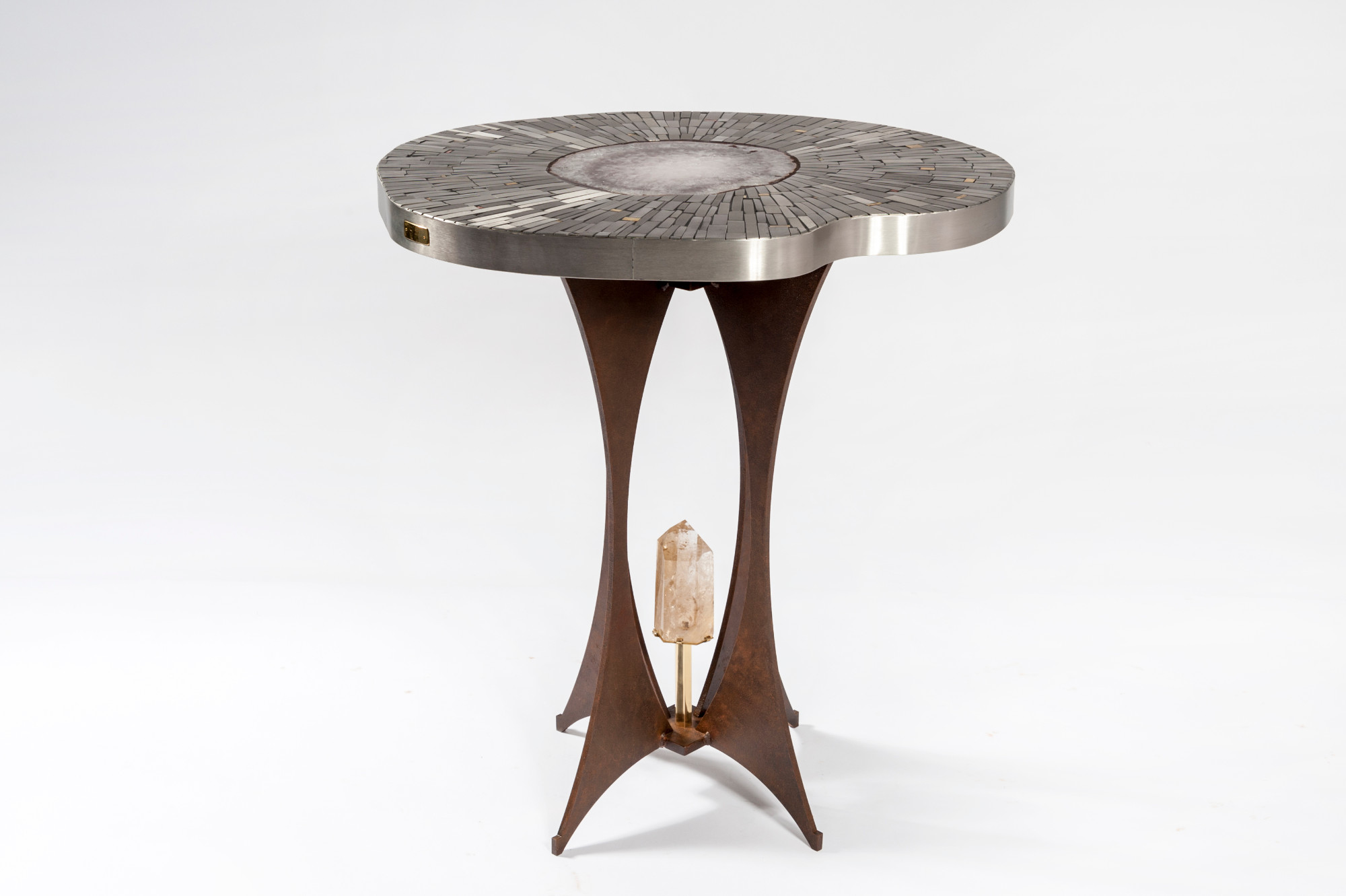 Pair of pedestal table by Stan Usel