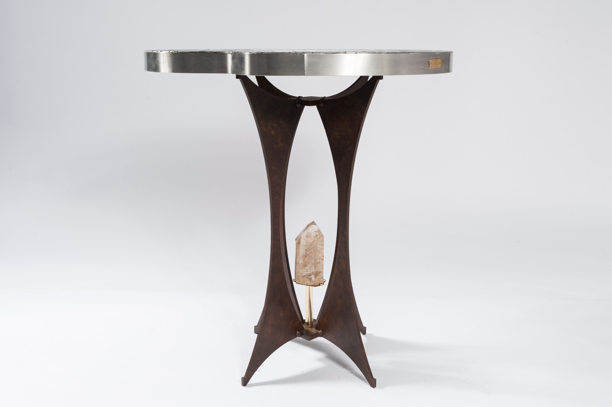 Pair of pedestal table by Stan Usel
